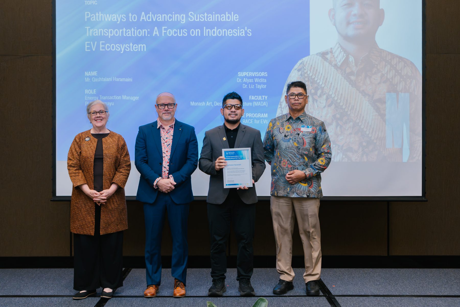 The Ariel Liebman RACE for 2030 Monash Indonesia Ph.D. Program